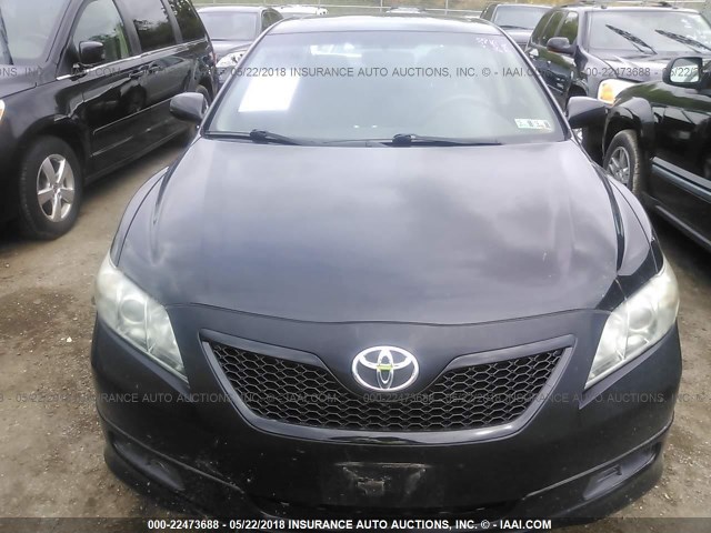 4T1BE46K39U394993 - 2009 TOYOTA CAMRY SE/LE/XLE Қара фото 6