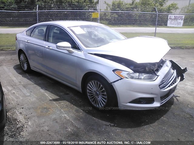 3FA6P0K94GR220162 - 2016 FORD FUSION TITANIUM SILVER photo 1