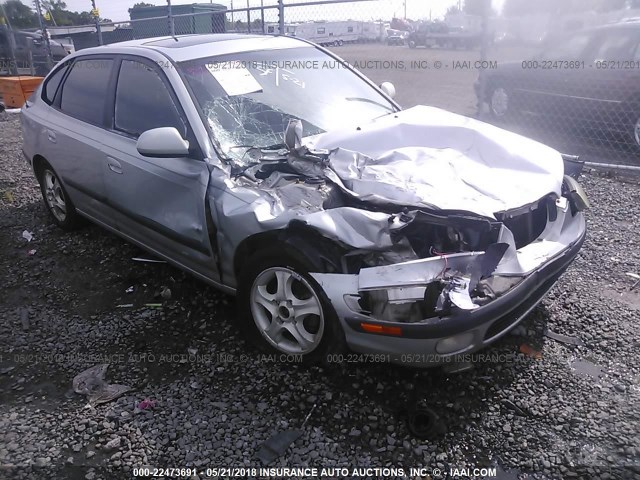 KMHDN55D43U088779 - 2003 HYUNDAI ELANTRA GLS/GT SILVER photo 6