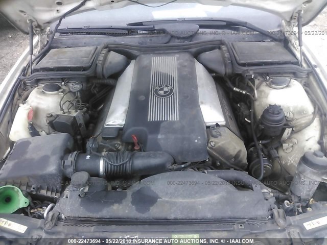 WBADN63423GN89730 - 2003 BMW 540 I AUTOMATIC WHITE photo 10