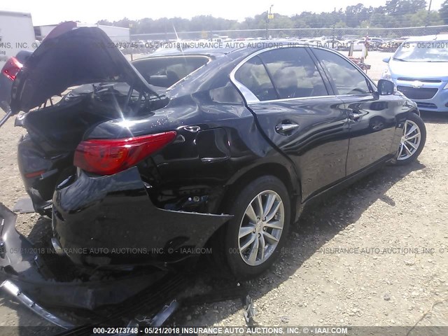 JN1BV7AP4EM675545 - 2014 INFINITI Q50 PREMIUM/SPORT BLACK photo 4