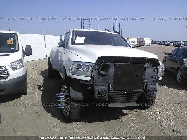 3C63RRML3GG327842 - 2016 RAM 3500 LARAMIE WHITE photo 1