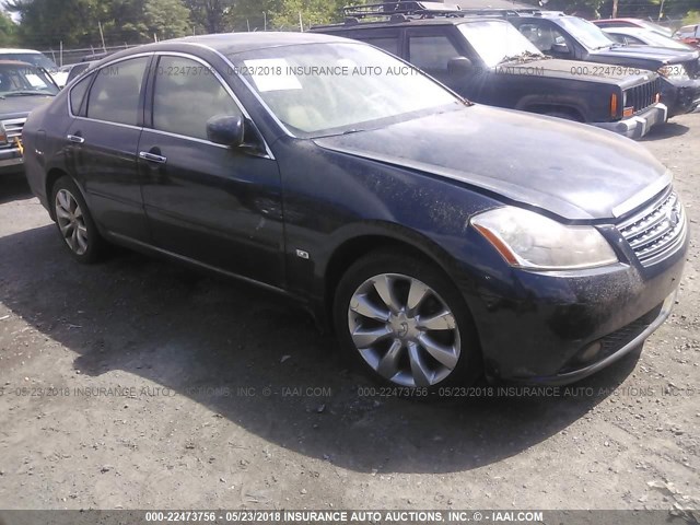 JNKAY01F16M256471 - 2006 INFINITI M35 SPORT BLUE photo 1