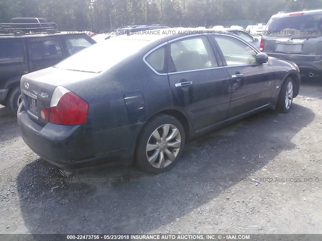 JNKAY01F16M256471 - 2006 INFINITI M35 SPORT BLUE photo 4