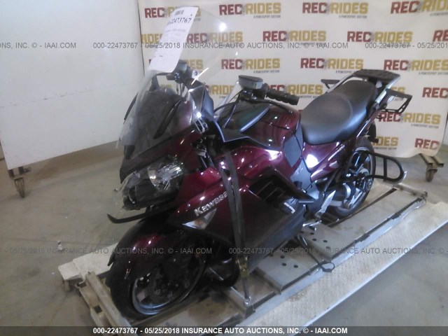 JKBZGNB139A010234 - 2009 KAWASAKI ZG1400 B MAROON photo 2