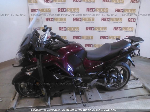 JKBZGNB139A010234 - 2009 KAWASAKI ZG1400 B MAROON photo 8