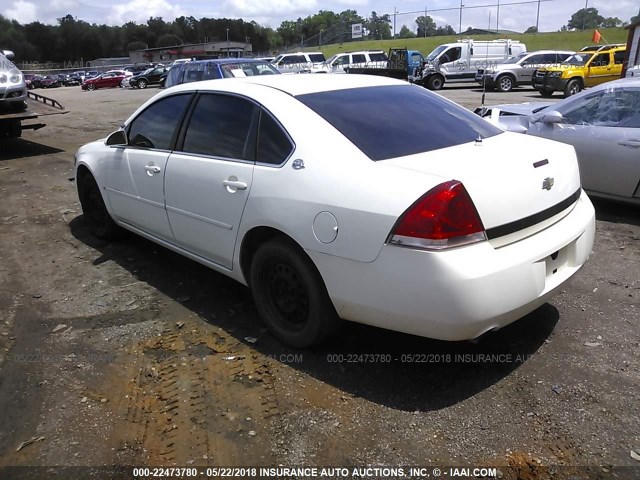 2G1WS58RX79384835 - 2007 CHEVROLET IMPALA POLICE WHITE photo 3