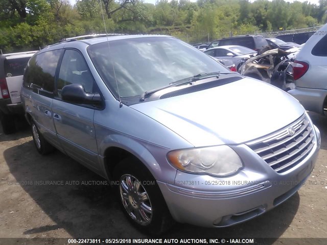 2A8GP64L76R738287 - 2006 CHRYSLER TOWN & COUNTRY LIMITED Light Blue photo 6