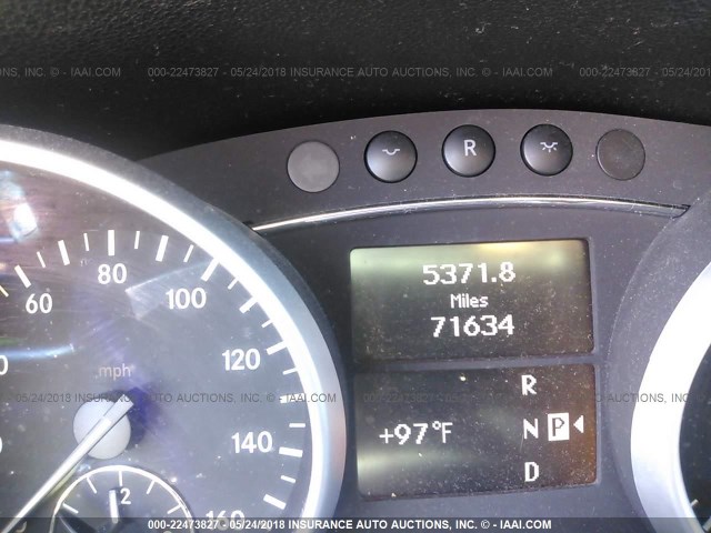 4JGBB8GB9BA711388 - 2011 MERCEDES-BENZ ML 350 4MATIC WHITE photo 7