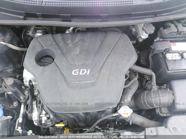 KMHCT4AE0DU325120 - 2013 HYUNDAI ACCENT GLS/GS BLACK photo 10