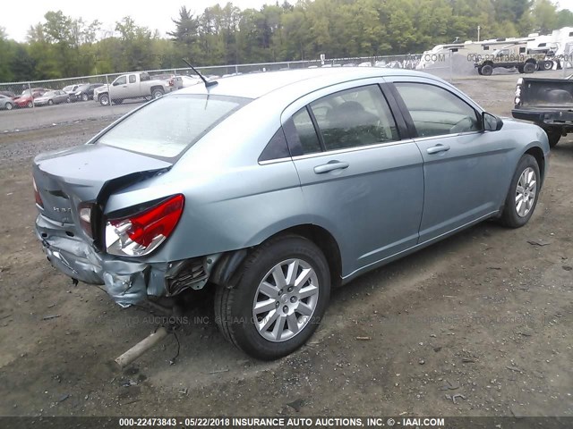 1C3LC46J18N293809 - 2008 CHRYSLER SEBRING LX Light Blue photo 4