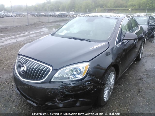 1G4PP5SK2D4175429 - 2013 BUICK VERANO BROWN photo 2
