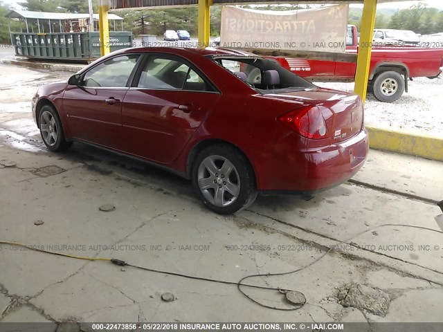 1G2ZG58B574208694 - 2007 PONTIAC G6 SE RED photo 3