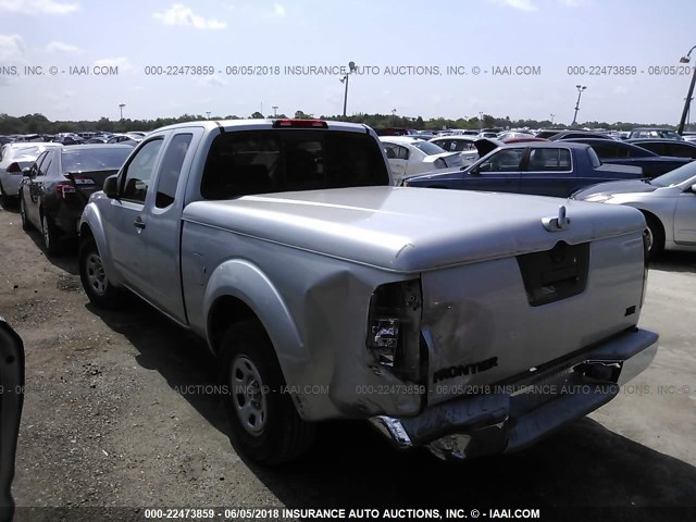 1N6BD06T86C457867 - 2006 NISSAN FRONTIER KING CAB XE SILVER photo 3