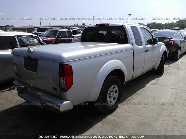 1N6BD06T86C457867 - 2006 NISSAN FRONTIER KING CAB XE SILVER photo 4