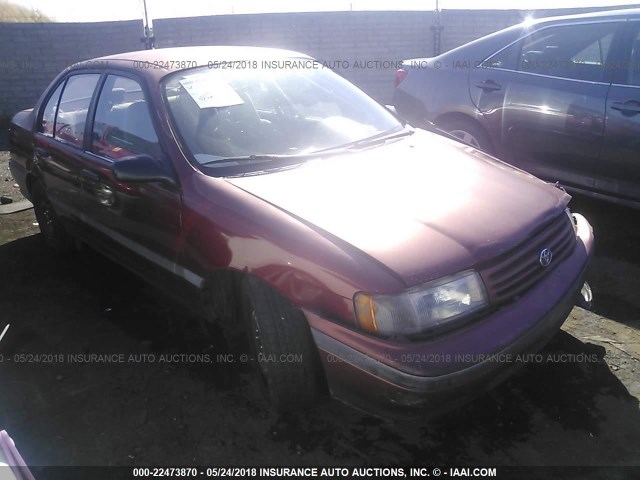 JT2EL43A0M0124406 - 1991 TOYOTA TERCEL DELUXE MAROON photo 1