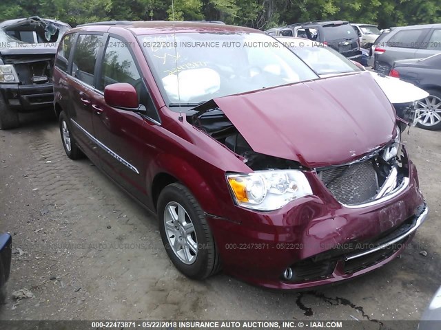 2A4RR5DG8BR616825 - 2011 CHRYSLER TOWN & COUNTRY TOURING RED photo 1
