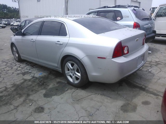 1G1ZA5E05A4104545 - 2010 CHEVROLET MALIBU LS SILVER photo 3