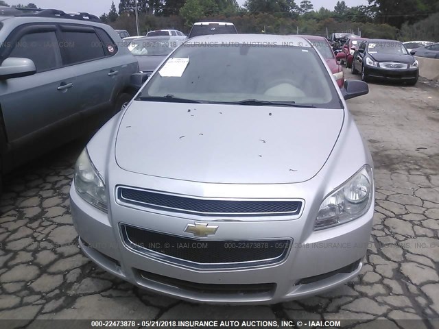 1G1ZA5E05A4104545 - 2010 CHEVROLET MALIBU LS SILVER photo 6