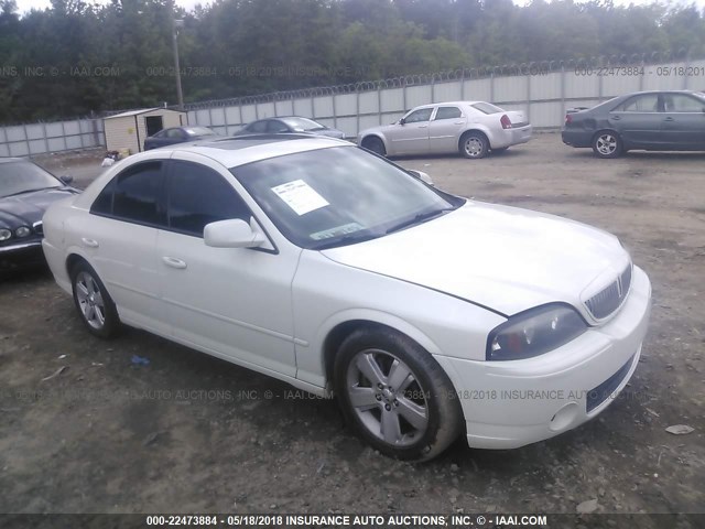 1LNFM87A86Y637736 - 2006 LINCOLN LS WHITE photo 1
