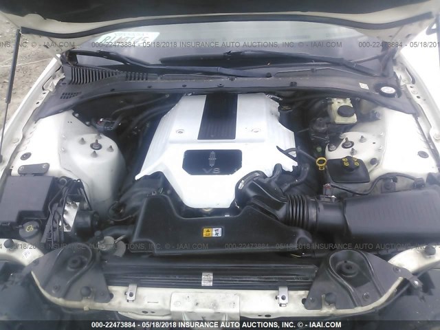 1LNFM87A86Y637736 - 2006 LINCOLN LS WHITE photo 10