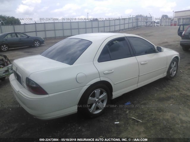 1LNFM87A86Y637736 - 2006 LINCOLN LS WHITE photo 4