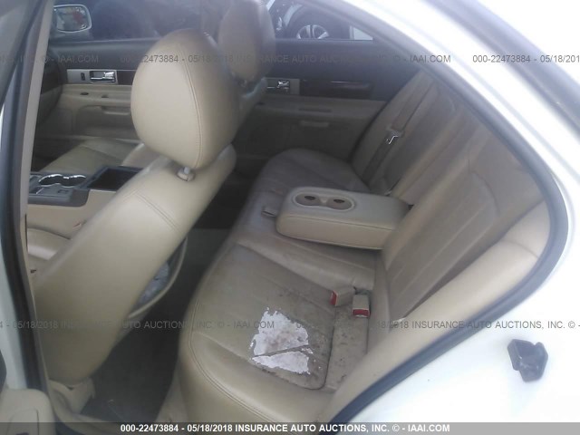 1LNFM87A86Y637736 - 2006 LINCOLN LS WHITE photo 8