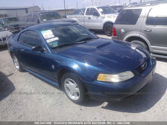 1FAFP4047XF137417 - 1999 FORD MUSTANG BLUE photo 1
