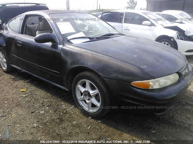 1G3NL12E0YC333675 - 2000 OLDSMOBILE ALERO GL BLUE photo 1