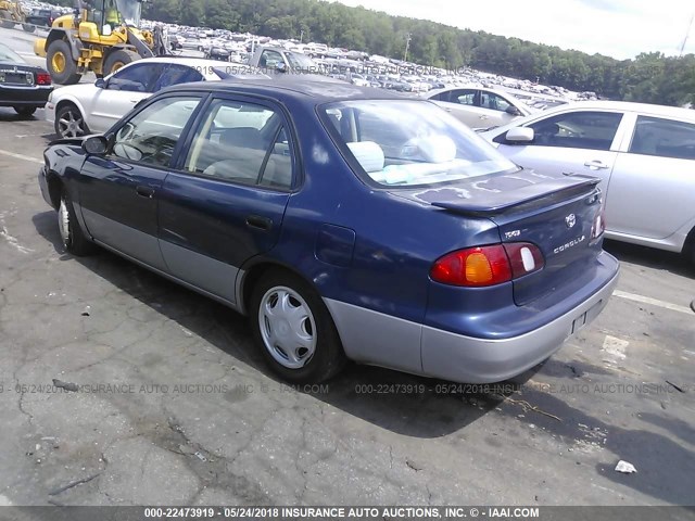1NXBR12E4WZ133953 - 1998 TOYOTA COROLLA VE/CE/LE 蓝色 照片 3