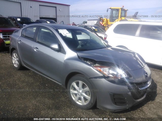 JM1BL1SF5A1209463 - 2010 MAZDA 3 I GRAY photo 1