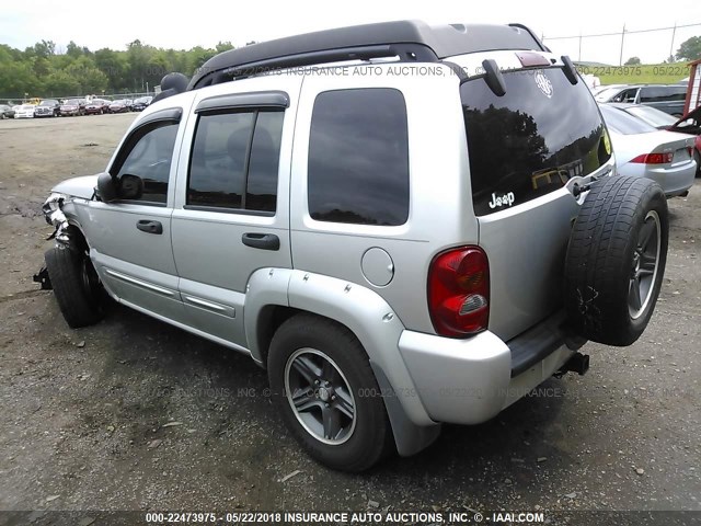 1J4GK38K93W619515 - 2003 JEEP LIBERTY RENEGADE SILVER photo 3
