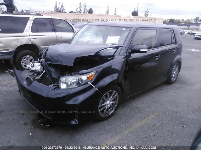 JTLZE4FE9CJ012234 - 2012 TOYOTA SCION XB BLACK photo 2