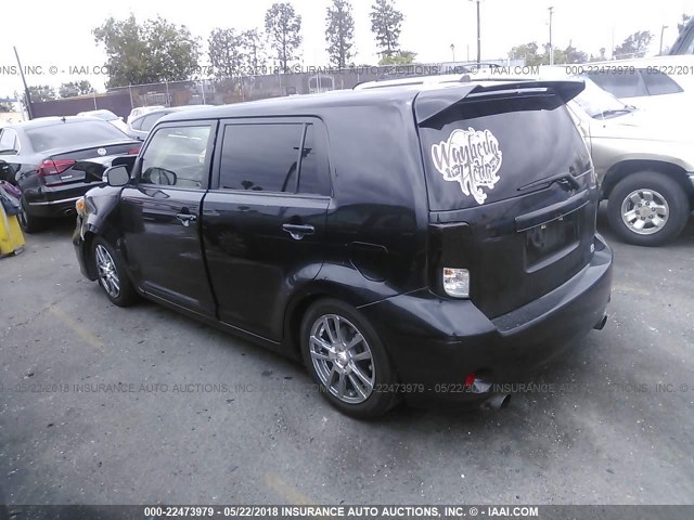 JTLZE4FE9CJ012234 - 2012 TOYOTA SCION XB BLACK photo 3