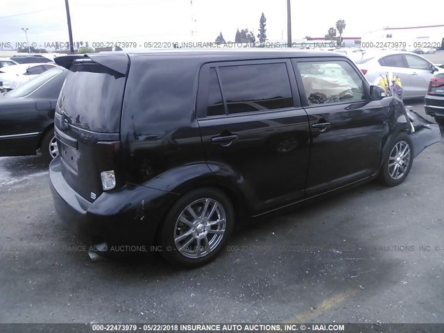 JTLZE4FE9CJ012234 - 2012 TOYOTA SCION XB BLACK photo 4