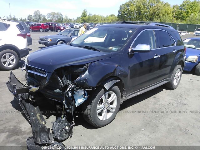 2CNFLGEC3B6388862 - 2011 CHEVROLET EQUINOX LTZ BLACK photo 2