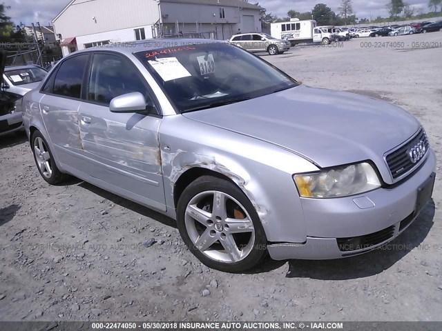 WAULC68E55A033937 - 2005 AUDI A4 1.8T QUATTRO/SPECIAL SILVER photo 1