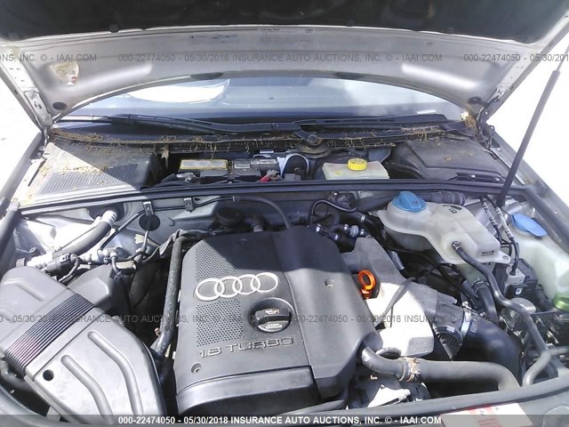 WAULC68E55A033937 - 2005 AUDI A4 1.8T QUATTRO/SPECIAL SILVER photo 10