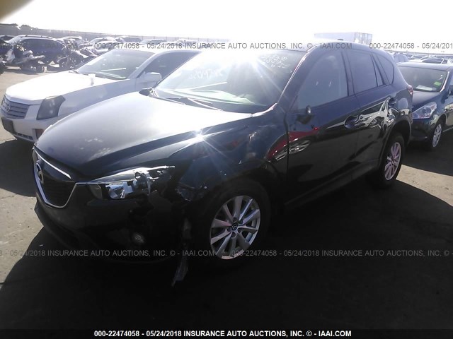 JM3KE2CY7E0363885 - 2014 MAZDA CX-5 TOURING BLACK photo 2