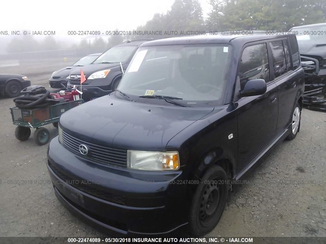 JTLKT324X64041372 - 2006 TOYOTA SCION XB BLUE photo 2