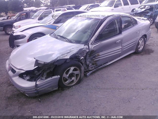 1G2NF52E9YM870901 - 2000 PONTIAC GRAND AM SE1 SILVER photo 2