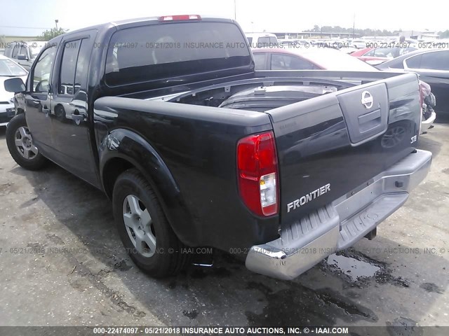 1N6AD07U98C435317 - 2008 NISSAN FRONTIER CREW CAB LE/SE/OFF ROAD BLACK photo 3