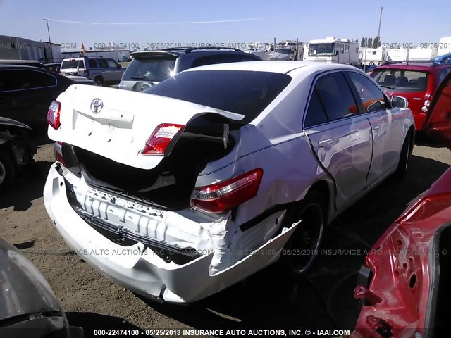 4T4BE46K19R055221 - 2009 TOYOTA CAMRY SE/LE/XLE WHITE photo 4