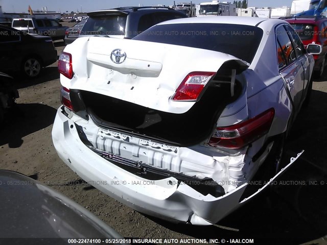 4T4BE46K19R055221 - 2009 TOYOTA CAMRY SE/LE/XLE WHITE photo 6