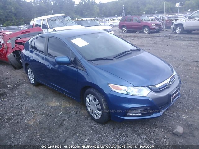 JHMZE2H31CS005363 - 2012 HONDA INSIGHT BLUE photo 1