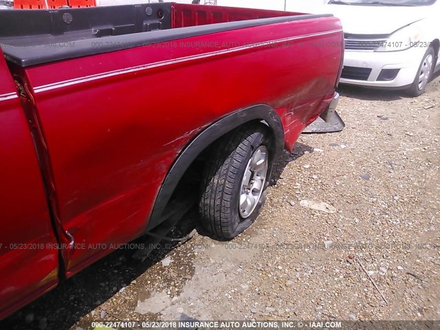 1N6DD26S1WC372851 - 1998 NISSAN FRONTIER KING CAB XE/KING CAB SE RED photo 6