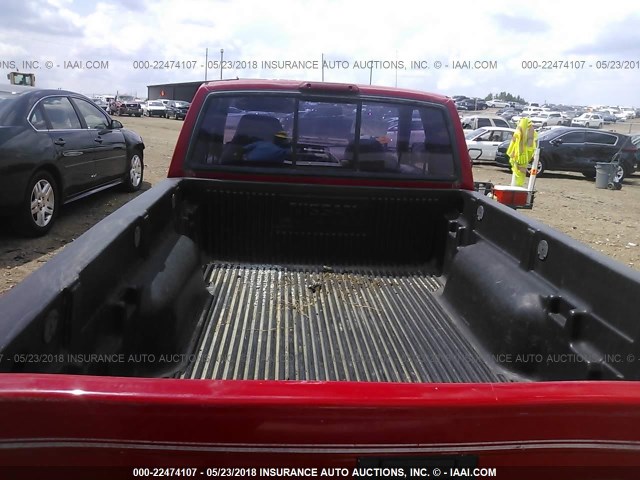 1N6DD26S1WC372851 - 1998 NISSAN FRONTIER KING CAB XE/KING CAB SE RED photo 8