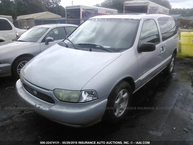 4N2XN11TXXD827230 - 1999 NISSAN QUEST SE/GLE/GXE SILVER photo 2