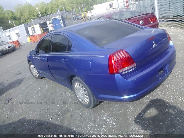 4A3AB36F96E043806 - 2006 MITSUBISHI GALANT ES MEDIUM/LS MEDIUM BLUE photo 3