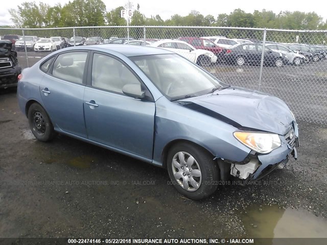 KMHDU46D47U048929 - 2007 HYUNDAI ELANTRA GLS/SE/LIMITED BLUE photo 1